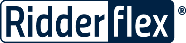 Dit is het nieuwe logo van Ridderflex